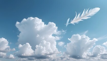 white cloud on blue sky