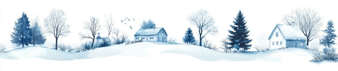 Fototapeta premium Winter Wonderland Landscape