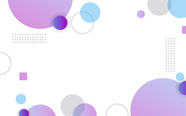 Geometric backgrund ,abstract ,purple and blue gradations, shape abstract memphis,vector eps 10