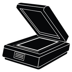 Isolated Scanner on White Background