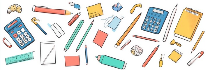 Assorted School Supplies