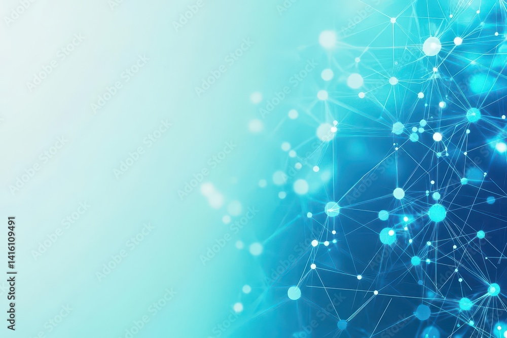 Aufkleber Abstract plexus futuristic network connection technology White background Vector illustration