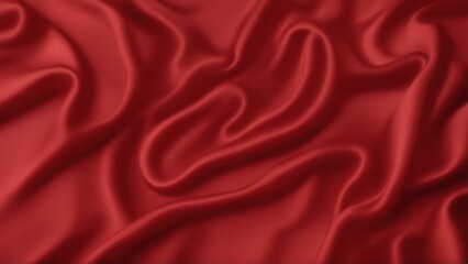 Red Satin Fabric