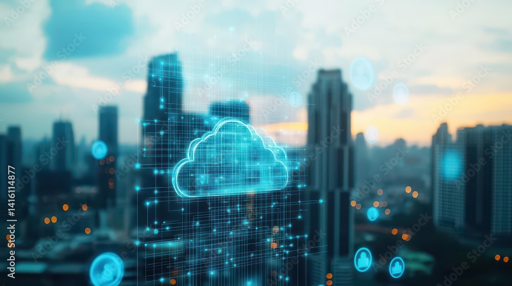 Poster background cloud based content management and collaboration software, 169