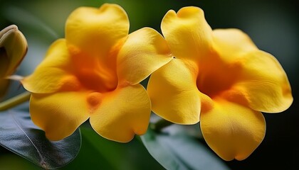very beautiful alamanda cathartica flower