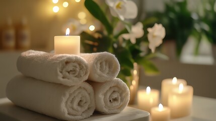 Close-up of a therapist applying aromatic oil on a client's back during an aromatherapy session