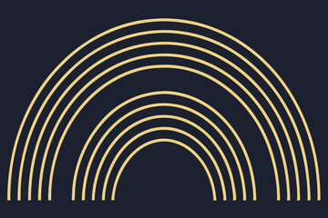 Obraz premium Simple Black and White Horizontal Wavy Lines Pattern