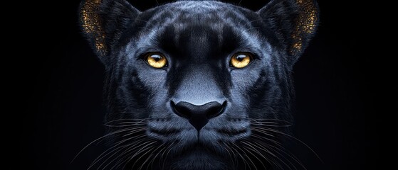 Obraz premium Panther Gaze