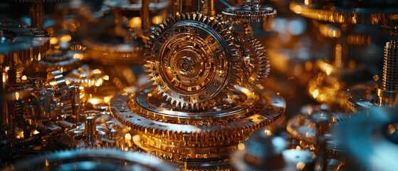Intricate Clockwork Mechanism
