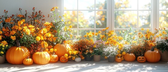 Autumn Window Display