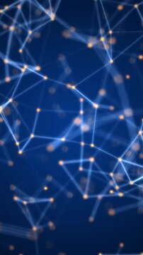 Futuristic Plexus Network Background