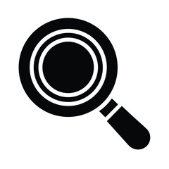 Search Stencil Icon Vector,