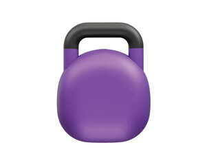 kettle ball for strength training and fitness icon 3d. kettlebell icon 3d illustration