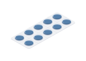 pill_strip_isometric_simple_flat_illustration_2.eps