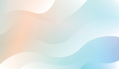 Template Background With Wave Geometric Shape. Design For Cover Page, Poster, Banner Of Websites. Vector Illustration with Color Gradient.