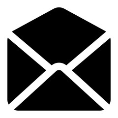 open mail icon for illustration