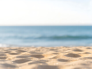 beach sand and sea