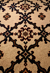 close up of a rug on the floor