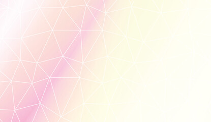 Low poly layout. Decorative design For interior wallpaper, smart design, fashion print. Vector illustration. Creative gradient color.
