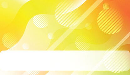 Template Background With Wave Geometric Shape, Lines, Circle. For Design, Presentation, Business. Vector Illustration