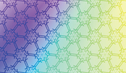 Abstract Geometric Background. Vector illustration. Gradient color