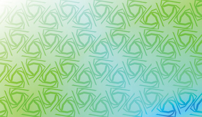 Original interior background in geometric style. Curved line. Vector illustration. Gradient color