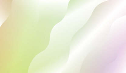 Modern Wavy Background. For Template Cell Phone Backgrounds. Vector Illustration with Color Gradient.