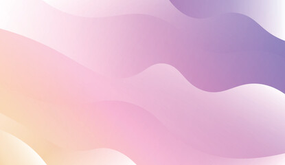 Fototapeta premium Wave Modern Background. For Your Design Wallpaper, Presentation, Banner, Flyer, Cover Page, Landing Page. Vector Illustration with Color Gradient.