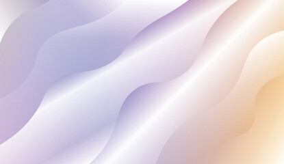 Wave Modern Background. For Business Presentation Wallpaper, Flyer, Cover. Vector Illustration with Color Gradient.