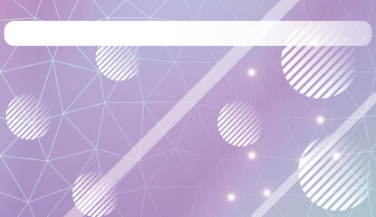 Abstract illustration with an elegant triangles, line, circle, space for text. Bright background for poster, banner, flyer. Vector illustration. Blur Sweet Dreamy Gradient Color Background.