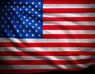 Obraz premium American flag on background 