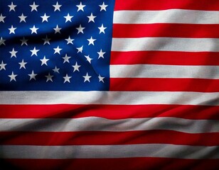 Fototapeta premium American flag on background 