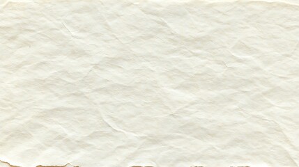 Delicate Cream Paper with Natural Wrinkles for Unique Texture Visuals