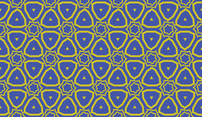 Purple color Pattern with abstract geometric design. Vector seamless illustration. Design for your interior wallpaper, fashion print, business presentation.