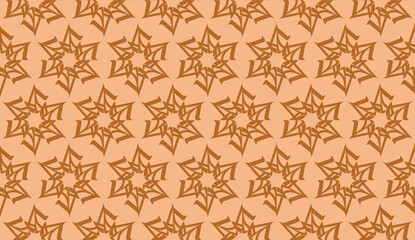 Fototapeta premium Vector geometric pattern. Triangles curved line. For wallpaper, presentation background, interior design, fashion print.