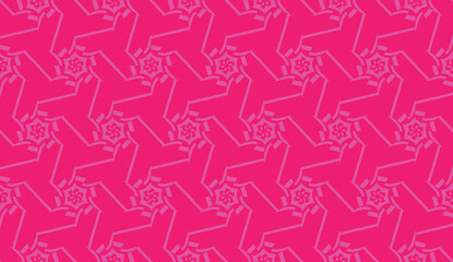 Template with geometric pattern. Vector Seamless illustration. Triangles style.