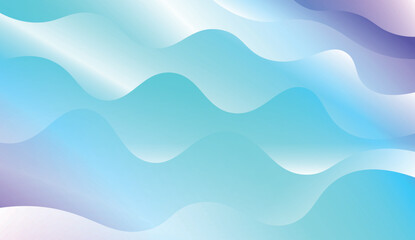 Blurred Decorative Design In Modern Style With Wave, Curve Lines. For Design, Presentation, Business. Vector Illustration with Color Gradient.