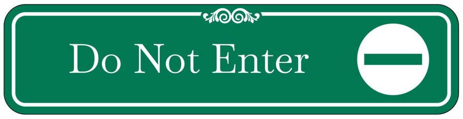 Authorized personnel only sign do not enter