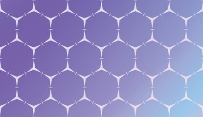 Modern Pattern With Curved Line. Geometric Elements. Blurred Gradient Background. Design For Screen, Presentation, Wallpaper. Holiday Object. Vector Illustration