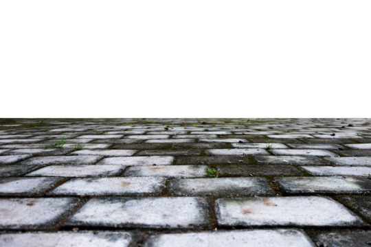 paving stones in the street