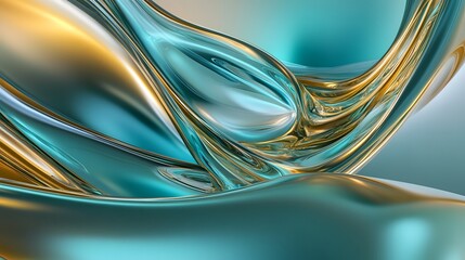 Ethereal Fluid Dynamics: An Oceanic Abstract Exploration