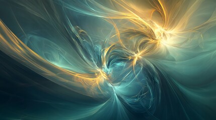 Ethereal Fluid Dynamics: An Oceanic Abstract Exploration