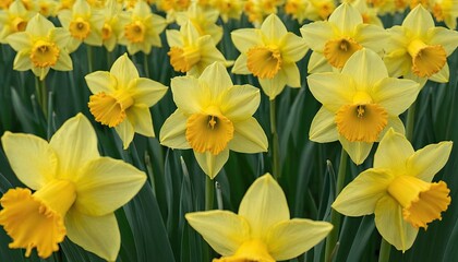 Spring flowers narcissus isolated on white
1