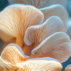 abstract background macro image of Sajor-caju mushroom