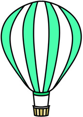 Fototapeta premium 열기구