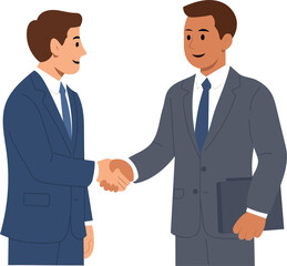 business people shaking hands