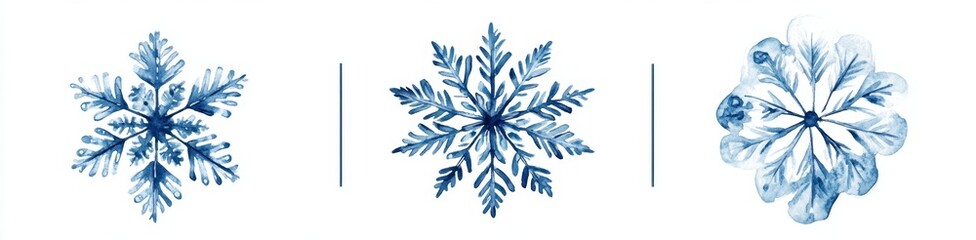 Winter Snowflake Illustrations