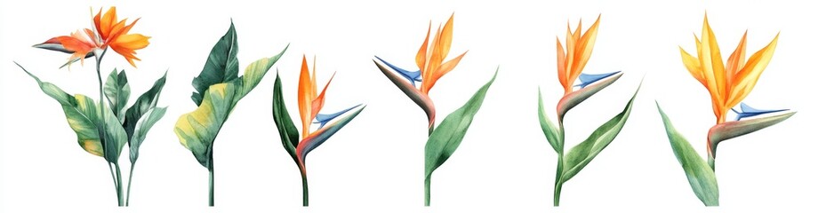 Vibrant Bird of Paradise Flowers (4)