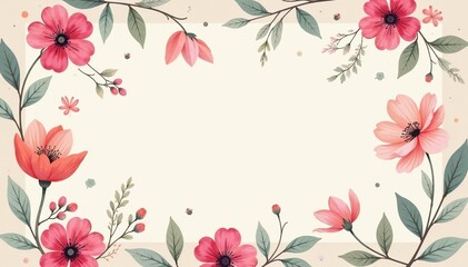 Subtle floral motif, pastel shades, repeating design, serene, floral