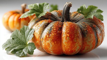 a Pumpkin, isolated on white background,stock image